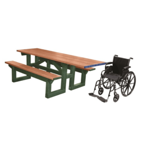 8 ft Wheelchair access step through plastic picnic table.png 2