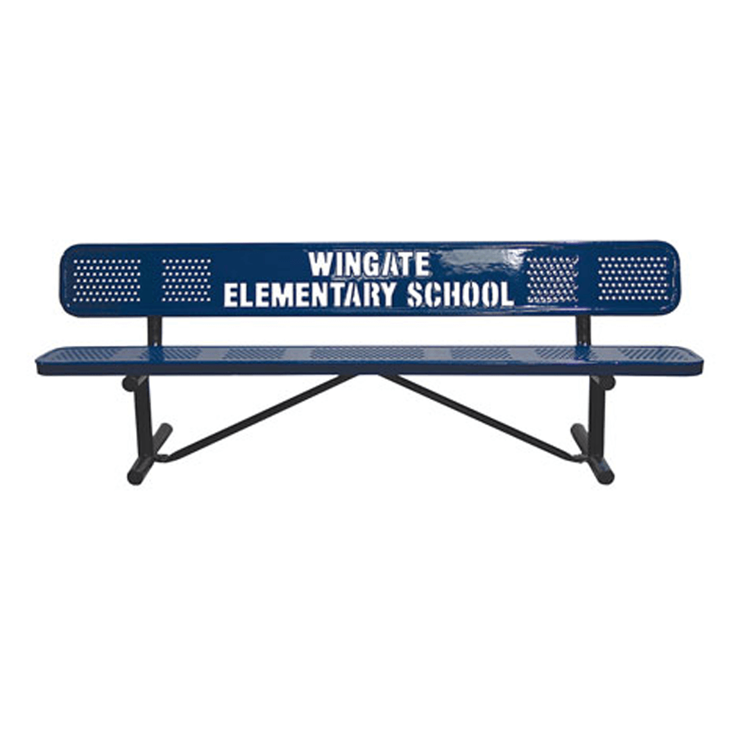 Personalized Perforated Standard Benches Terracast Products