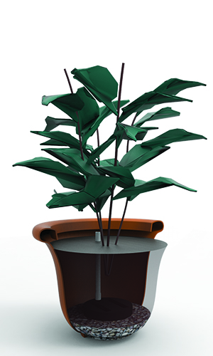 Self Watering Planters Terracast Productsterracast Products Self Watering Planter Attachment