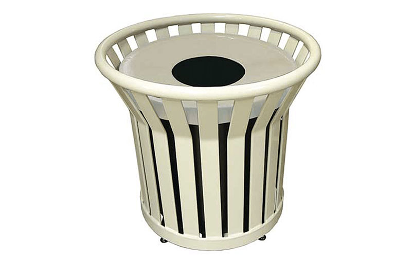 Using Commercial Trash Receptacles to Reduce Litter & Promote Recycling