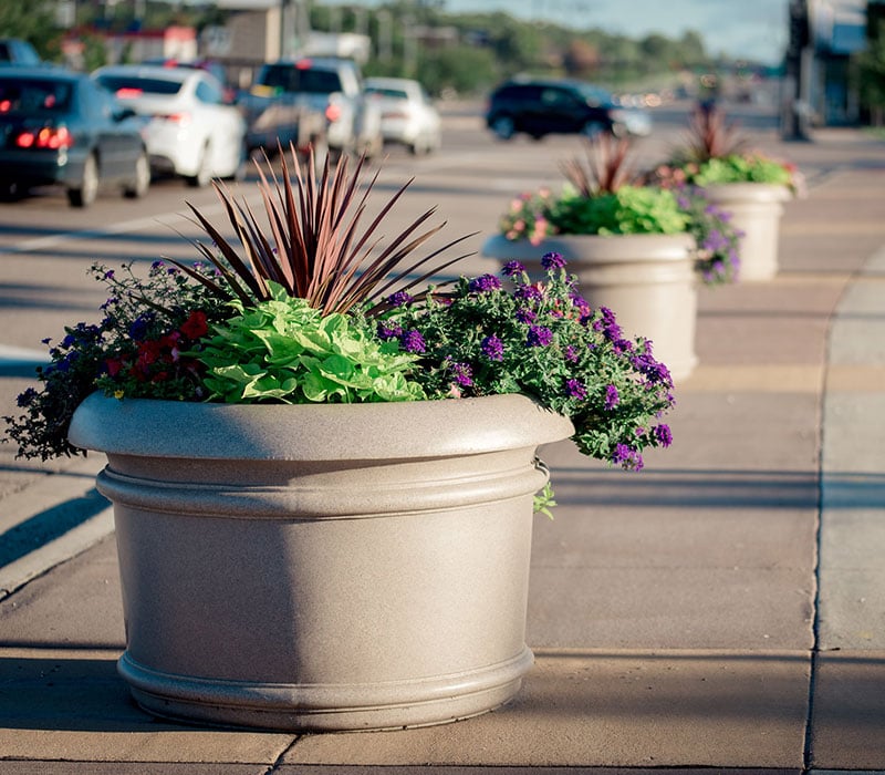 Commercial Planters - TerraCast Products