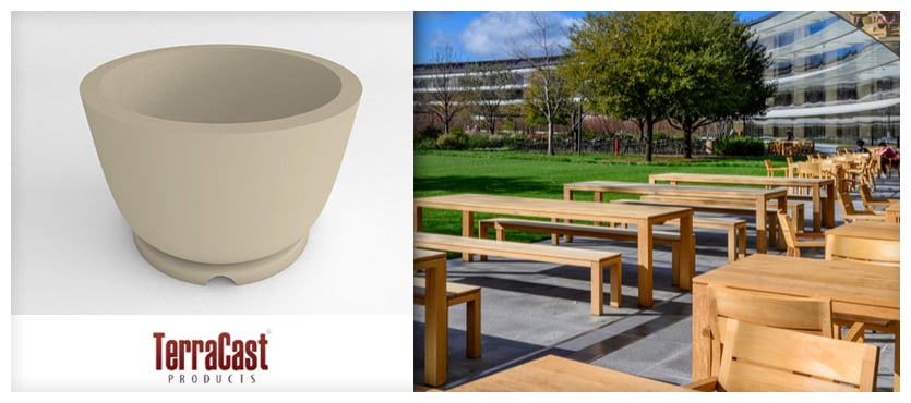 Creating Outdoor Eating Areas For Your Employees - TerraCast Products