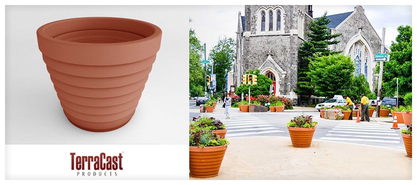 Uplifting Sidewalk Aesthetics with Weather Resistant Planter